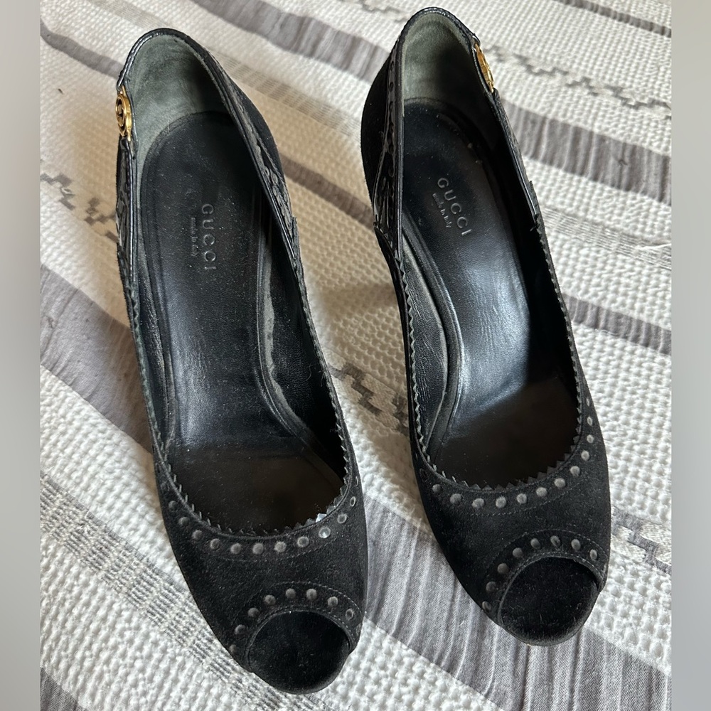 Authentic GUCCI Peep Toe Heels